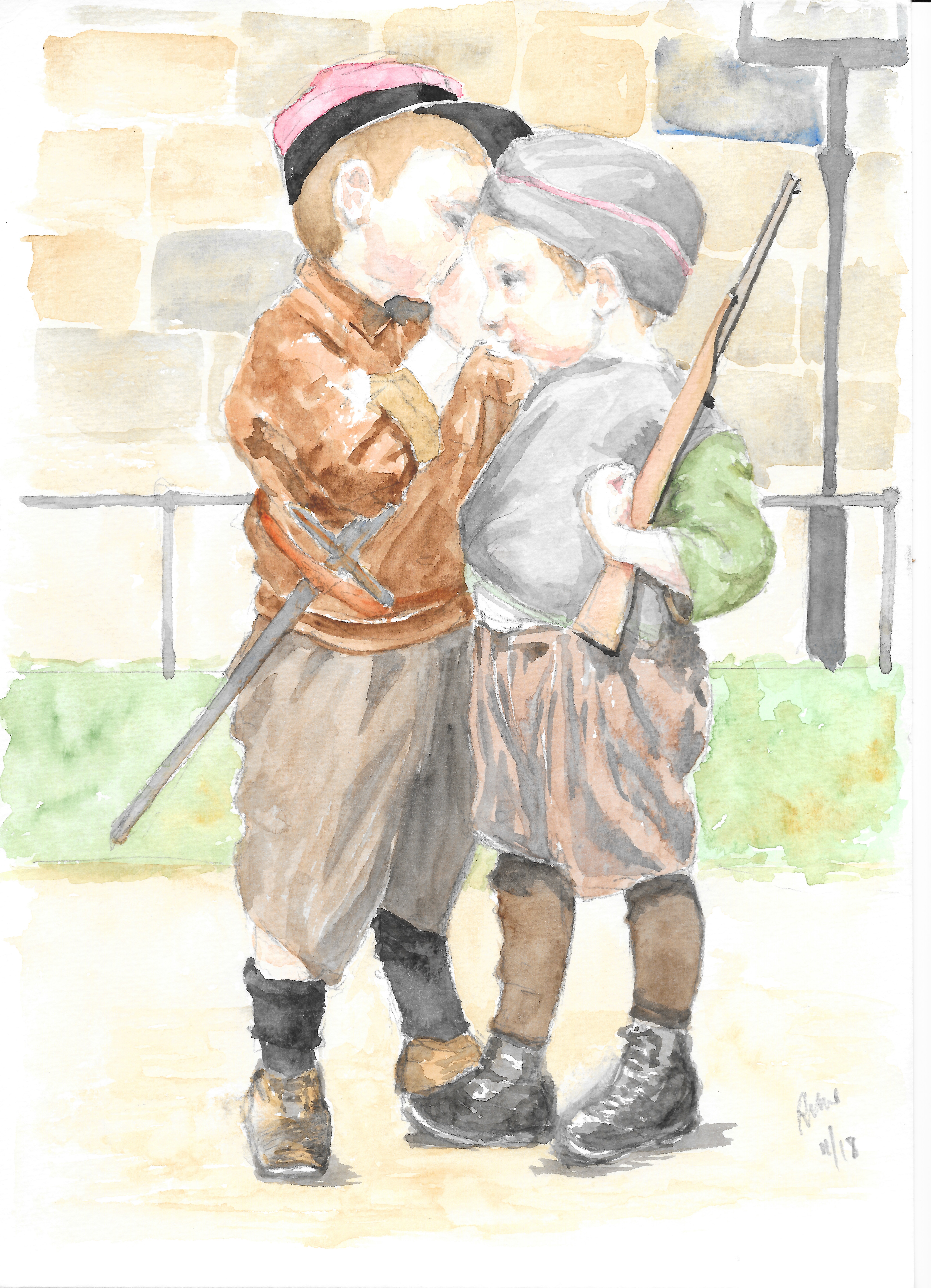 Soldier boys - after HJJ Geoffroy